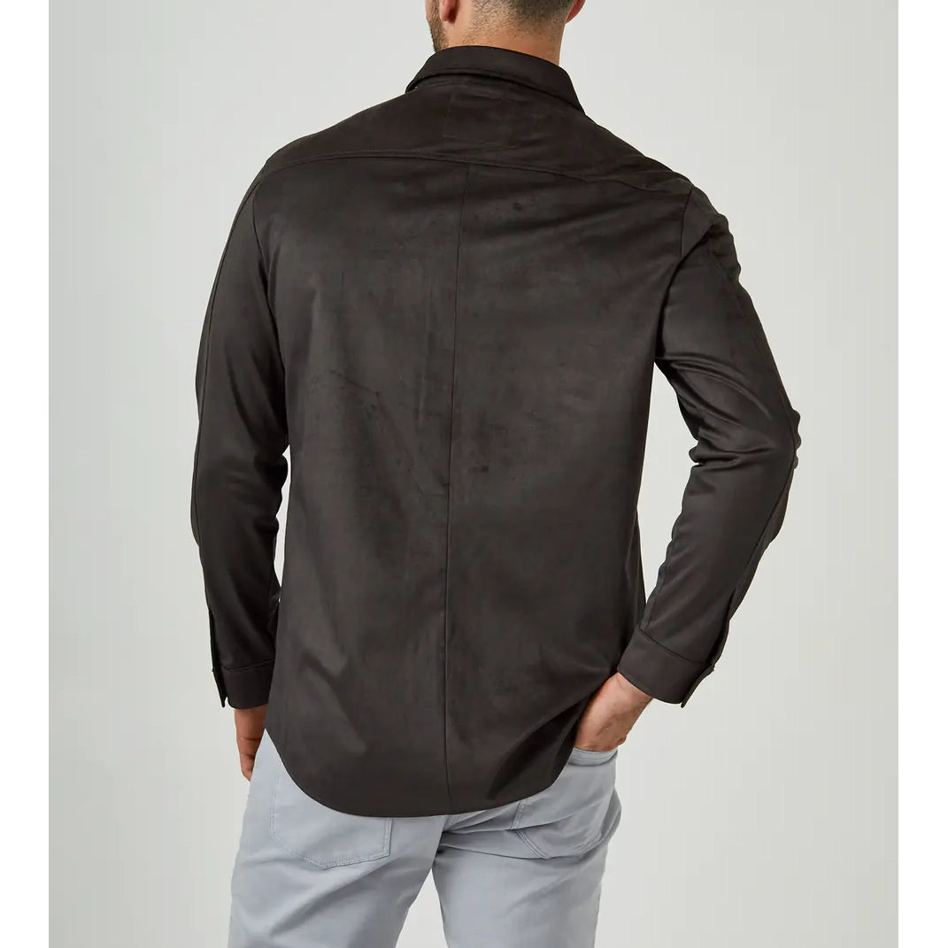 7 Diamonds Country Road Shirt Jacket Dark Grey Union