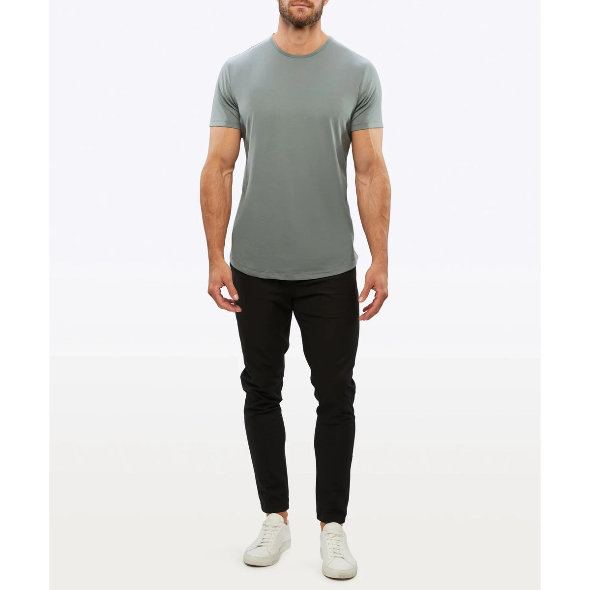 Cuts - AO Curve Hem Tee - Sage – Union