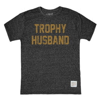 Retro Brand - Tri-Blend Tee - Trophy Husband - Black
