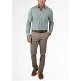 Tailor Vintage - Stretch Jersey Knit Long Sleeve Shirt - Chinois Green