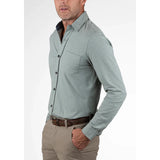 Tailor Vintage - Stretch Jersey Knit Long Sleeve Shirt - Chinois Green