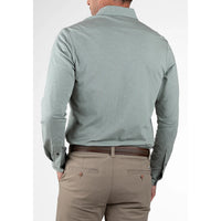 Tailor Vintage - Stretch Jersey Knit Long Sleeve Shirt - Chinois Green