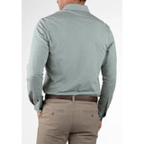 Tailor Vintage - Stretch Jersey Knit Long Sleeve Shirt - Chinois Green