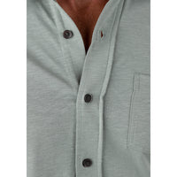 Tailor Vintage - Stretch Jersey Knit Long Sleeve Shirt - Chinois Green