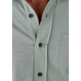 Tailor Vintage - Stretch Jersey Knit Long Sleeve Shirt - Chinois Green