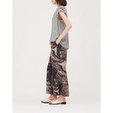 Grade & Gather - Ruffle Sleeve Blouse - Steel