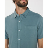 7 Diamonds - Bennet Short Sleeve Shirt - Stone Blue