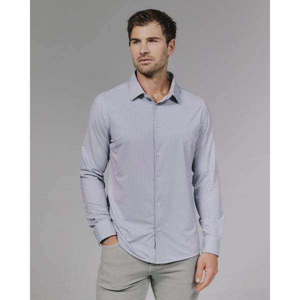 7 Diamonds - Dante Long Sleeve Shirt - Dusty Rose