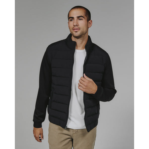 7 Diamonds - Rev Puffer Full Zip - Black