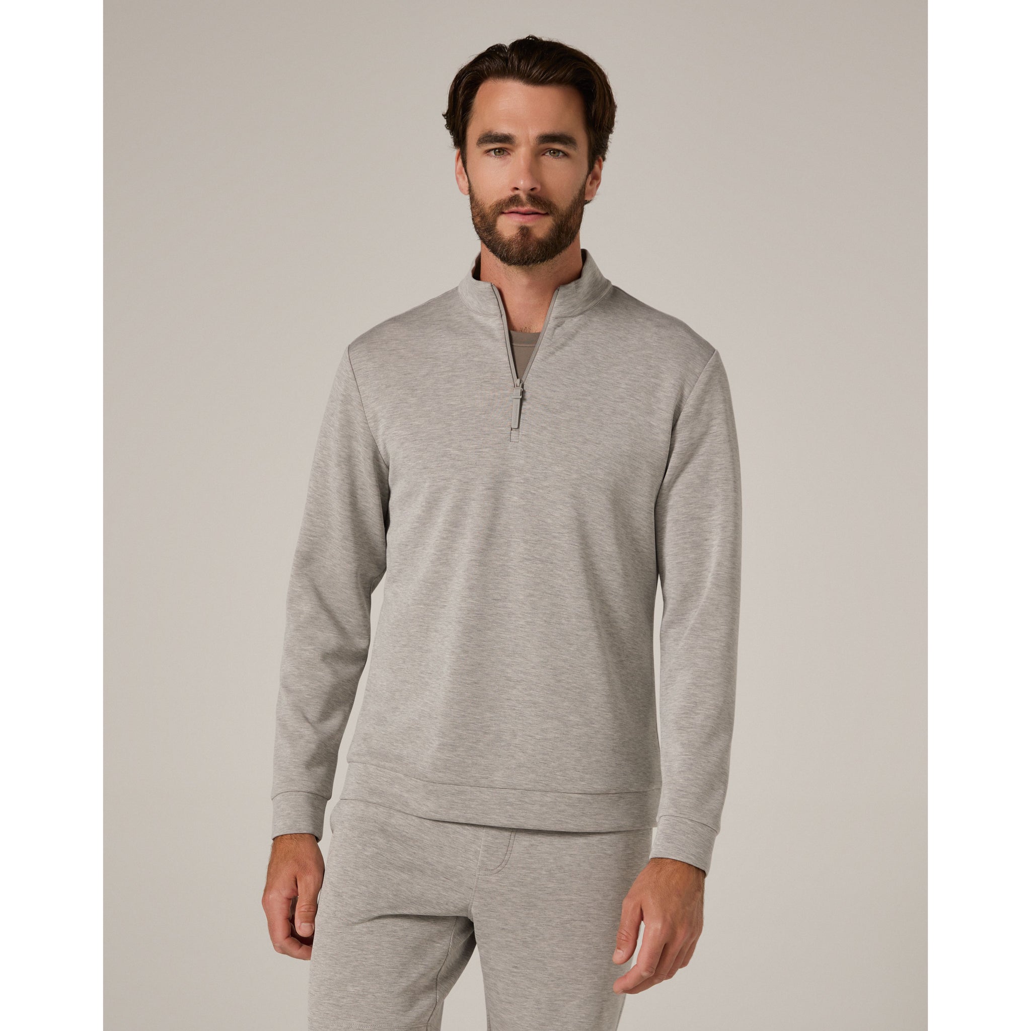 7 Diamonds - Rev Quarter-Zip - Heather Grey – Union