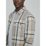 7 Diamonds - Generation 4-Way Stretch Flannel - Light Grey