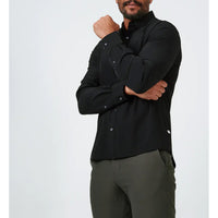 7 Diamonds - Oxford Long Sleeve Shirt - Black