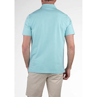Tailor Vintage Airotec Jersey Short Sleeve Polo - Amazonite