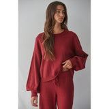 By Together - Andre Long Sleeve Top - Wine
