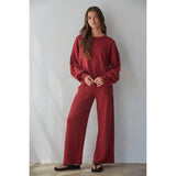 By Together - Andre Long Sleeve Top - Wine