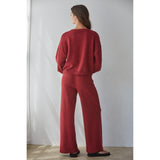 By Together - Andre Long Sleeve Top - Wine