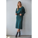 By Together - Apollo Ribbed Pullover Top - Pine
