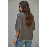 By Together - Astor Sweater Top - Dark Mocha