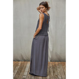By Together - Braylee Sweater Layered Dress - Charcoal