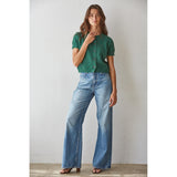 By Together - Cannes Cardigan Top - Emerald Green