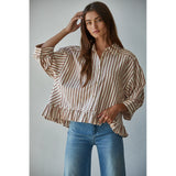By Together - Kensington Blouse - Ivory Rust