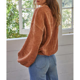 By Together - Ride Along Pullover - Cocoa