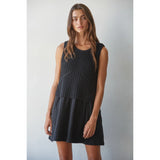 By Together - Luna Contrast Mini Dress - Black