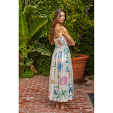 By Together - Montmartre Dress - Ivory Multi