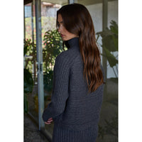 By Together - Nyx Sweater Top - Charcoal