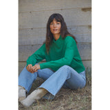 By Together - Uptown Mock Sweater - Kelly Green