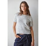 By Together - Sabrin Sweater Top - Light Heather Grey