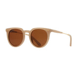 Blue Planet Eco-Eyewear - Cove - Milky Mocha / Gold / Brown Polarized Lems