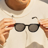 Blue Planet Eco-Eyewear - Cove - Onyx / Gold / Smoke Polarized