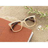 Blue Planet Eco-Eyewear - Sutter - Beige/Red / Turquoise / Blue Light