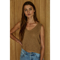 By Together - Allende Vest Top - Camel
