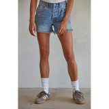 By Together - High Road Denim Cut Off Short - Medium Denim