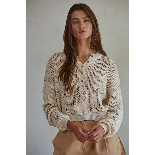 By Together - Leighton Henley Pullover - Natural