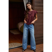 By Together - The Maude Top - Wine