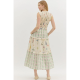 Entro - Tiered Maxi Dress - Cream