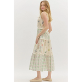 Entro - Tiered Maxi Dress - Cream