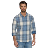 Flag & Anthem - Asheville LS Vintage Wash Shirt - Blue Combo