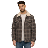 Flag & Anthem - Brookwood Sherpa Lined Jacket - Brown/Cream