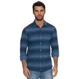 Flag & Anthem - Lawrenceville LS Hero Knit Flannel - Blue Combo