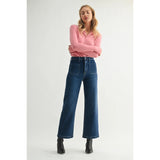 Just Black Denim - Patch Pocket Wide Leg - Dark Denim