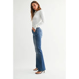 Just Black Denim - Low Rise Bootcut - Medium Denim