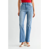 Just Black Denim - Vintage Relaxed Slight Flare - Medium Denim