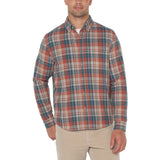 Liverpool - Woven Button Up Shirt - Oat Teal Multi