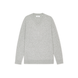 Les Deux - Melange V-Neck Knit - Grey