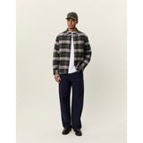Les Deux - Check Overshirt - Rosin Green