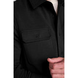 Liverpool - L/S Button Up with Flap Pocket - Black